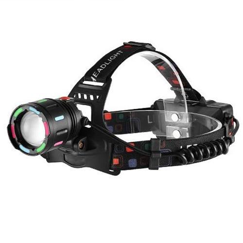 Фонарь налобный Night Vision Fluorescence SY-8087-PM10-TG 2x18650 Signal Light fluoreccent patch ЗУ (2245500262)
