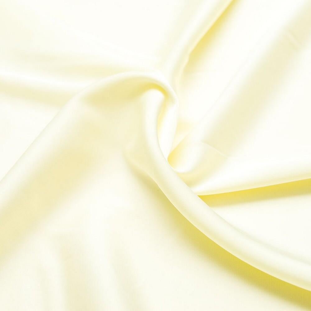 Ткань платевая атлас шелк Vanessa Ваниль (11950)