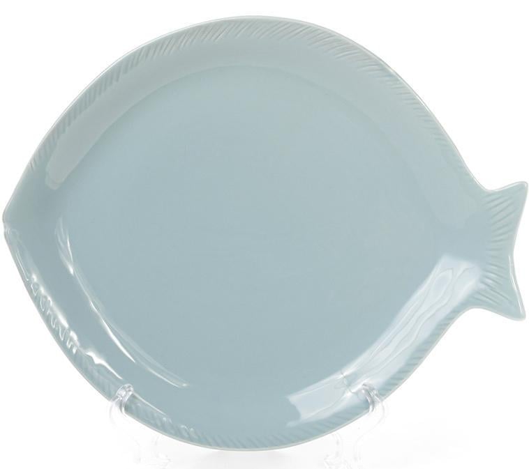 Блюдо керамическое морской бриз рыба 20х17х2,3 см