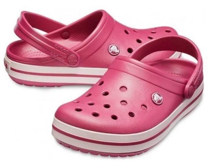 Крокси жіночі Crocs Crocband Clog р. 37-38 Малиновий (26402)