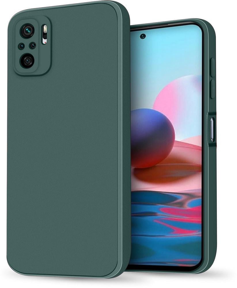 Силиконовый чехол HardCorner Xiaomi Redmi Note 10 (с микрофиброй) Green (34847-08) Силиконовый чехол HardCorner Xiaomi Redmi Note 10 (с микрофиброй) Green (34847-08)