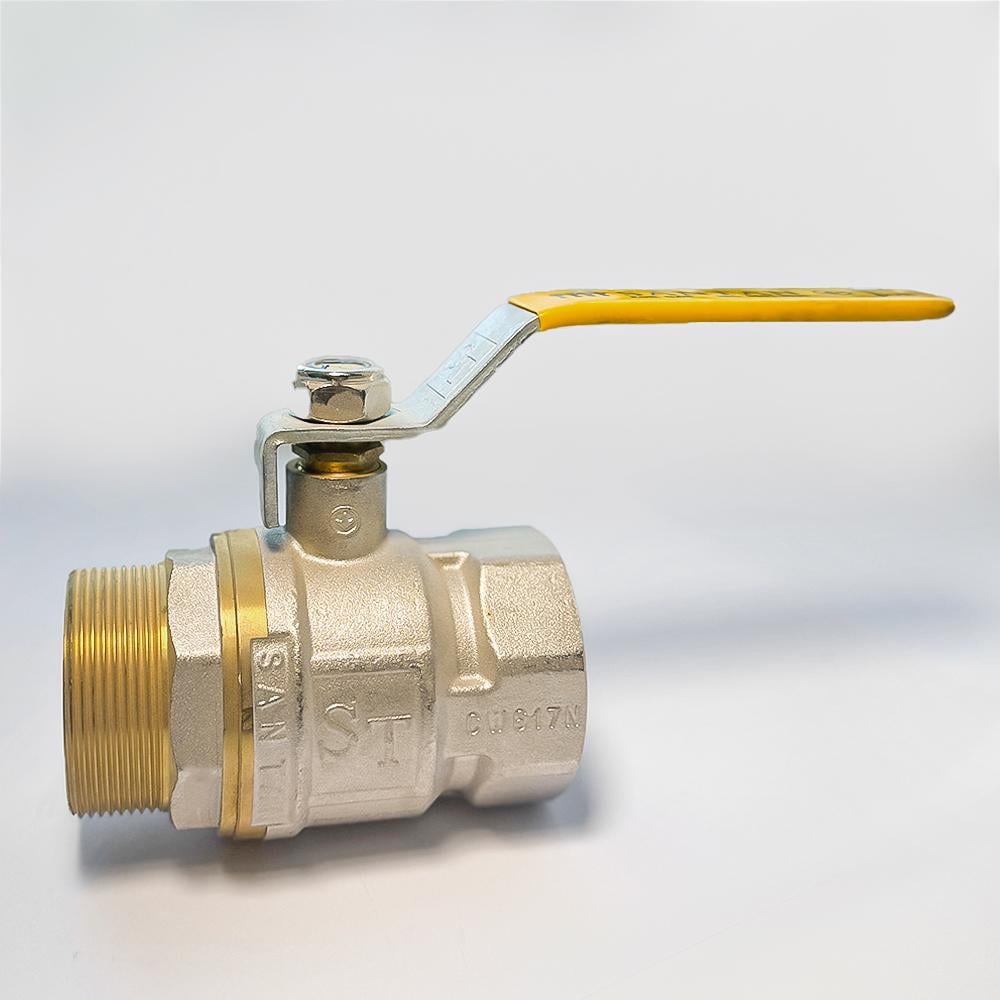 Кран кульовий для газу SANTAN Professional 605 2" зовнішній-внутрішній Жовтий (69319) - фото 3 Кран кульовий для газу SANTAN Professional 605 2" зовнішній-внутрішній Жовтий (69319) - фото 3