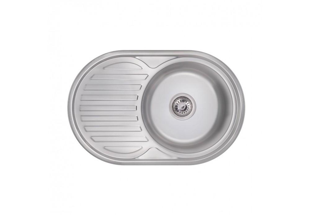 Кухонная мойка Lidz 7750 0,6 мм Polish (LIDZ775006POL)