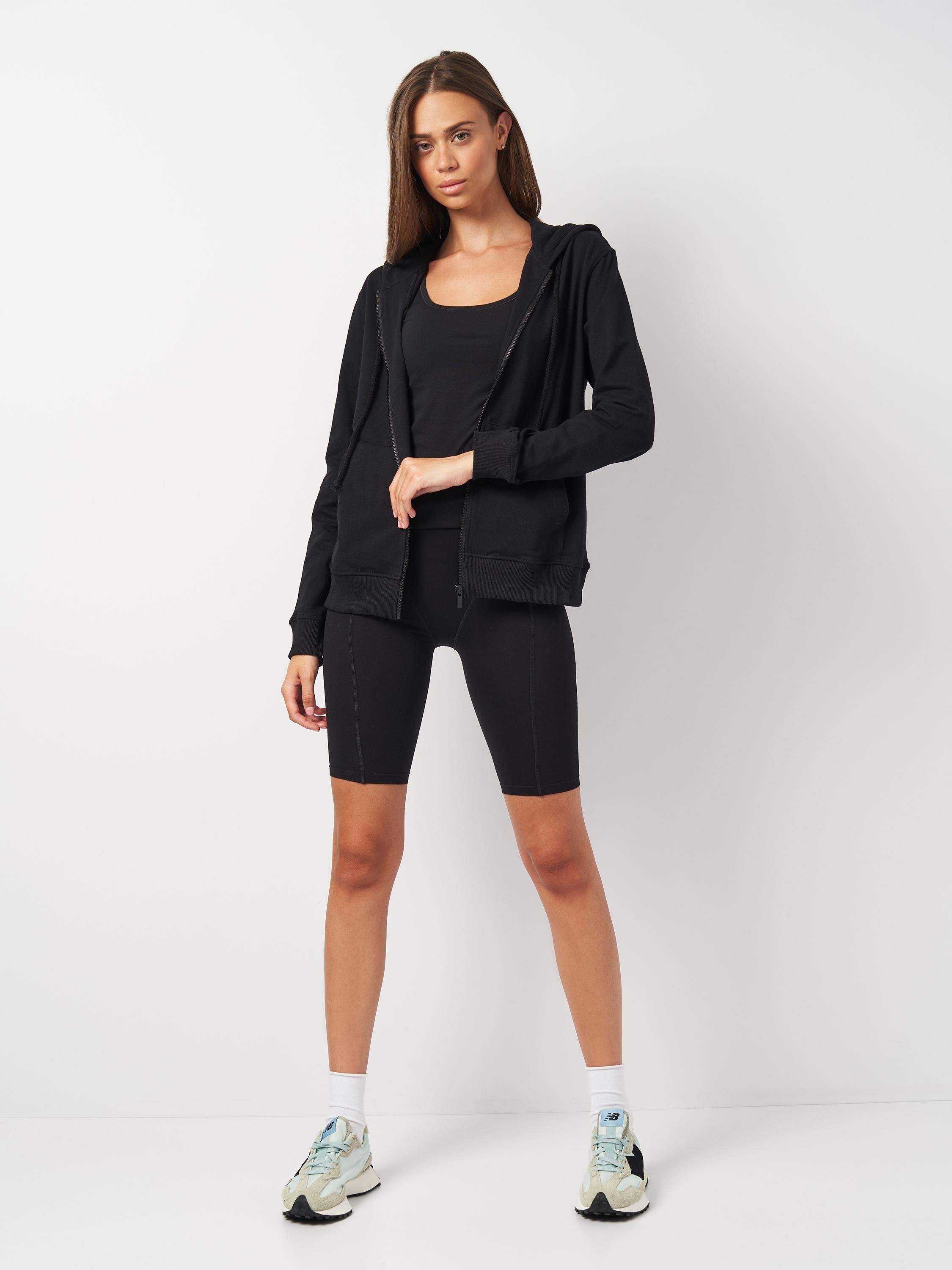 Велосипедки женские с декоративными швами ROZA 230903 XS Черный (4824005700064) - фото 5