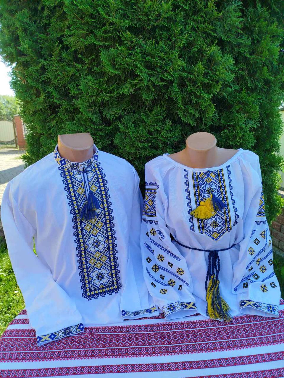 Вишиті сорочки для пари Український орнамент р. 46 (29378557)