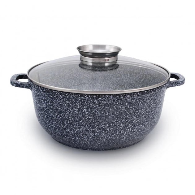 Казан Unique UN-5218 6,1 л круглый Гранитный