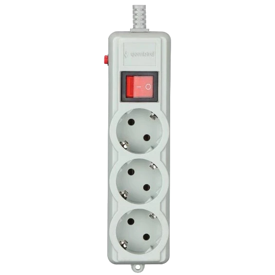 Фільтр мережевий 4,5 м кабель 3 розетки Gembird SPG3-G-15G-PRO (2983440201)