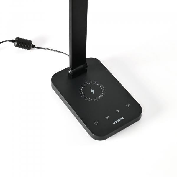 Лампа настiльна Videx з бездротовою зарядкою VL-TF17B/18 W/1800-6500 K - фото 5 Лампа настiльна Videx з бездротовою зарядкою VL-TF17B/18 W/1800-6500 K - фото 5