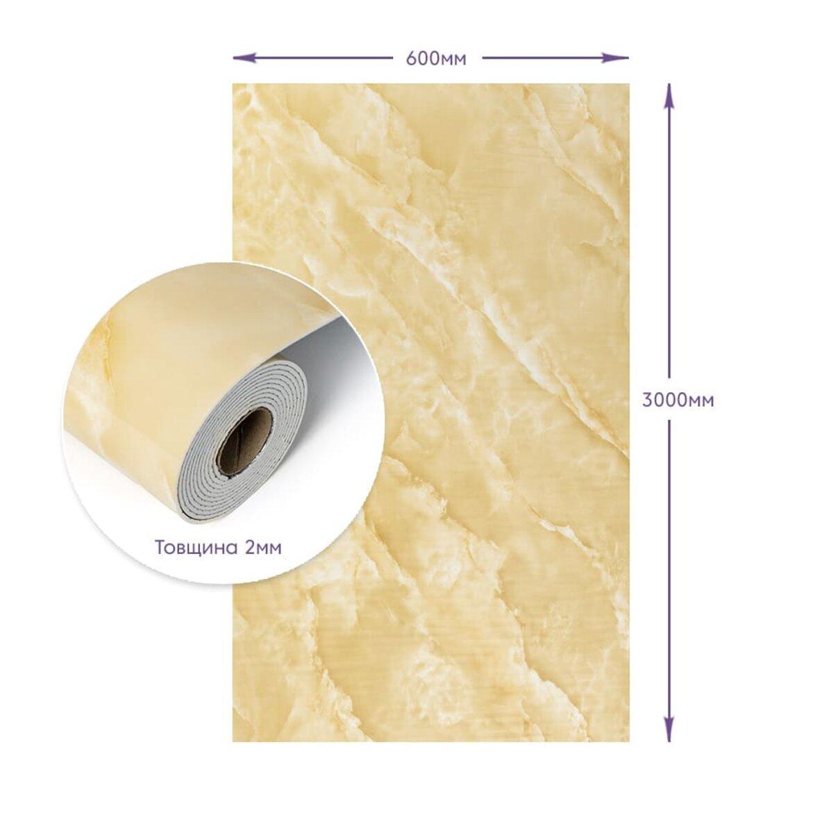 Плитка стінова самоклеюча у рулоні600х3000х2 мм (SW-00002430) - фото 3