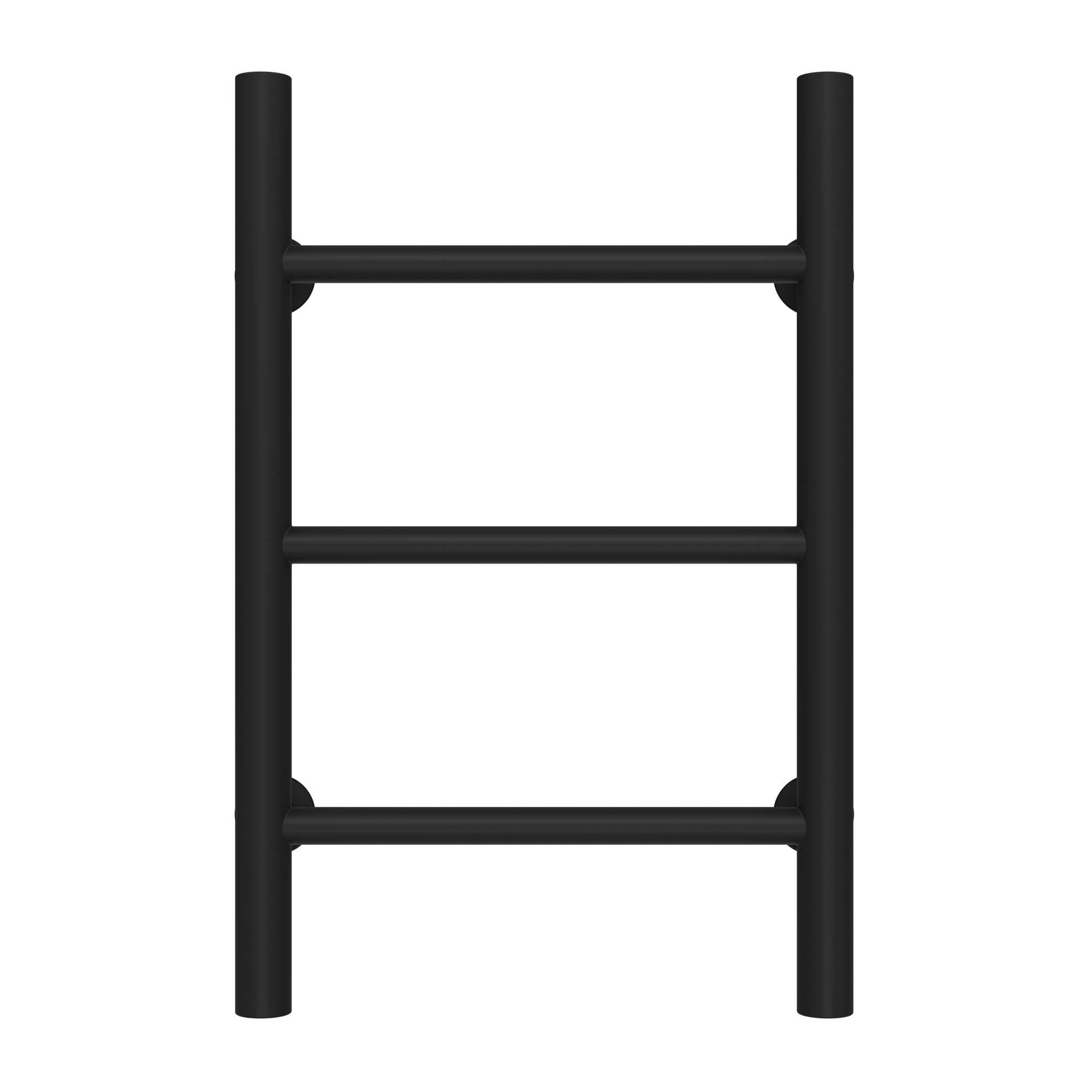 Полотенцесушитель водяной Deffi Орион П3 боковое левое подключение нержавеющая сталь 200х500 мм Черный (C.OR.50.20.3.B.B)