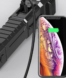 Фонарь кемпинговый аккумуляторный 1200 мАч с зарядкой для телефона (AGY00014) - фото 2 Фонарь кемпинговый аккумуляторный 1200 мАч с зарядкой для телефона (AGY00014) - фото 2