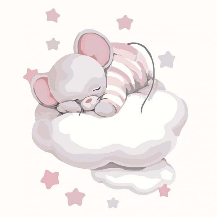 Картина по номерам Идейка Путешествие на облаке КНО2338 холст на подрамнике 30x30 см (1219740260)