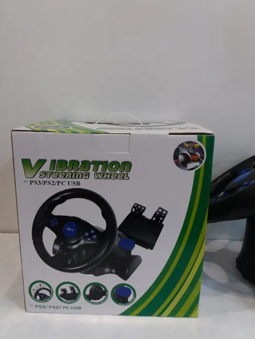 Кермо ігрове Vibration Steering Wheel мультимедійний 3в1 (129423852) - фото 6