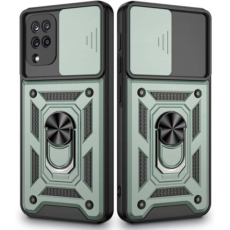 Противоударный чехол Camshield Serge Ring для Samsung Galaxy M33 5G Зеленый