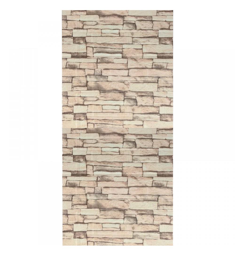 Панель-самоклейка під бежеву катеринославську цеглу 3080x700x3 мм