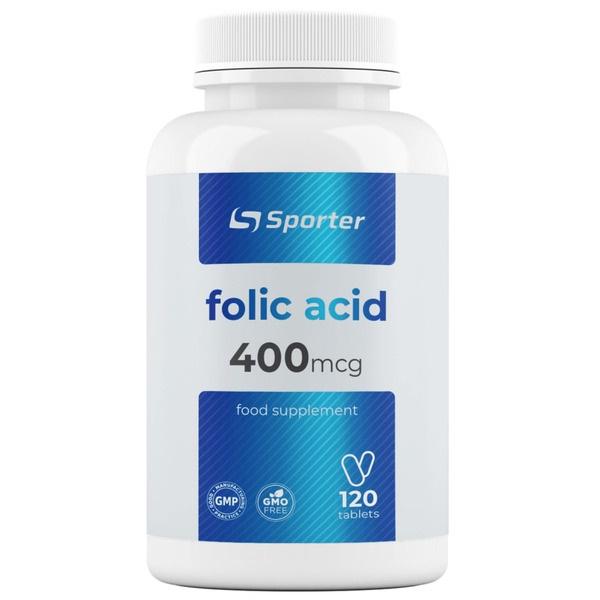 Витамин B для спорта Sporter Folic Acid 400 mcg 120 Tabs