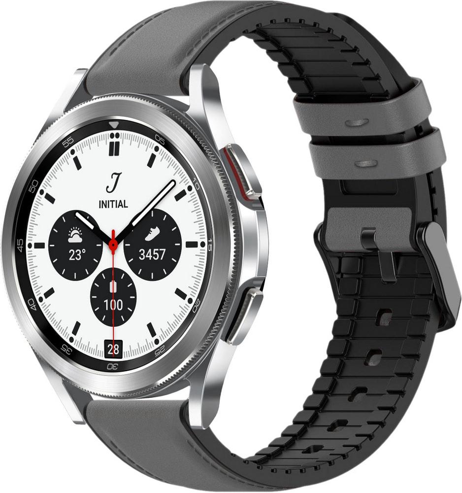 Ремешок кожаный Tamyx для Galaxy Watch 4 Classic 42 мм Grey (31586-33)
