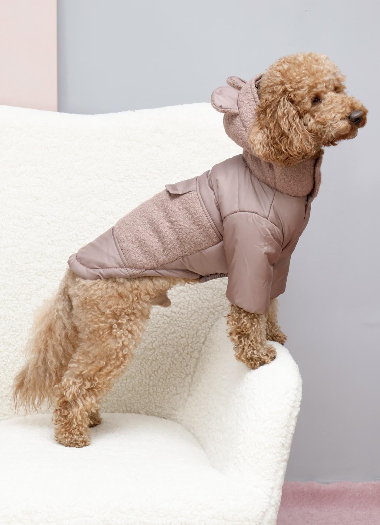 Куртка для собак Teddy K-96 р. 9 Бежевий (sp9-12507)