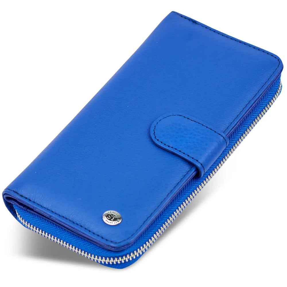 Кошелек кожаный ST Leather ST026 Синий
