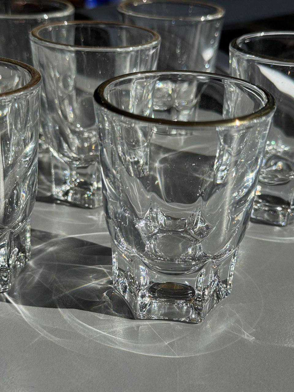 Набор рюмок Тюльпан 70 мл 6 шт. Прозрачный (102-827) - фото 7 Набор рюмок Тюльпан 70 мл 6 шт. Прозрачный (102-827) - фото 7