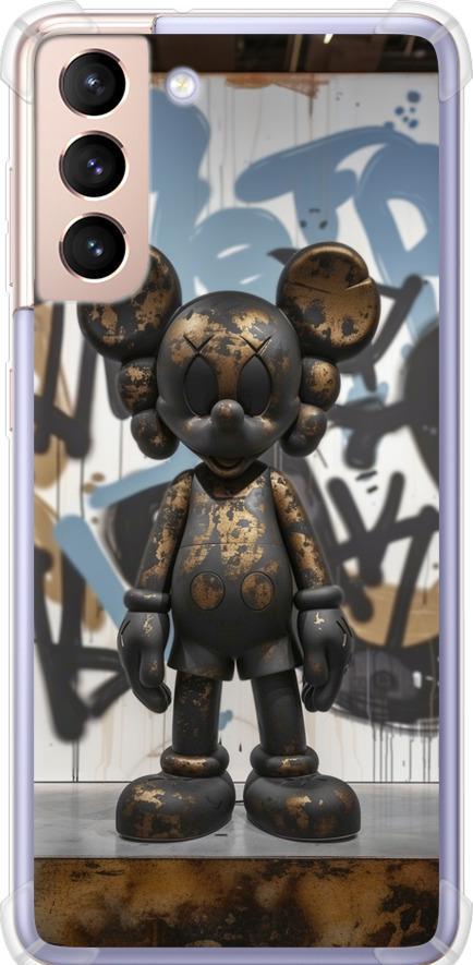 Чохол на Samsung Galaxy S21 Bronze kaws v2 (6098sp-2114-42517)