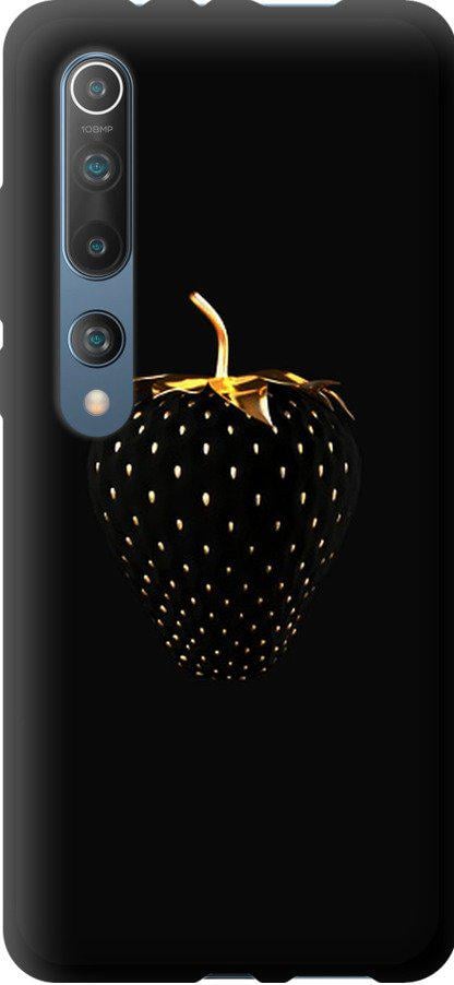 Чехол на Xiaomi Mi 10 Черная клубника (3585b-1860-42517)