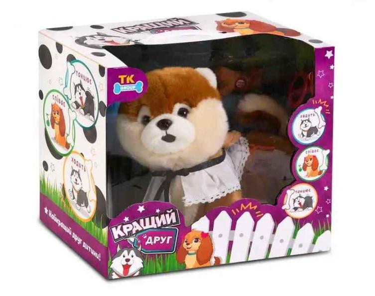 Інтерактивна іграшка TK Group Собачка на повідку озвучування українською мовою (107268)
