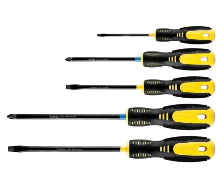 Набор отверток Topex магнитных 39D934 5 шт. (21940)