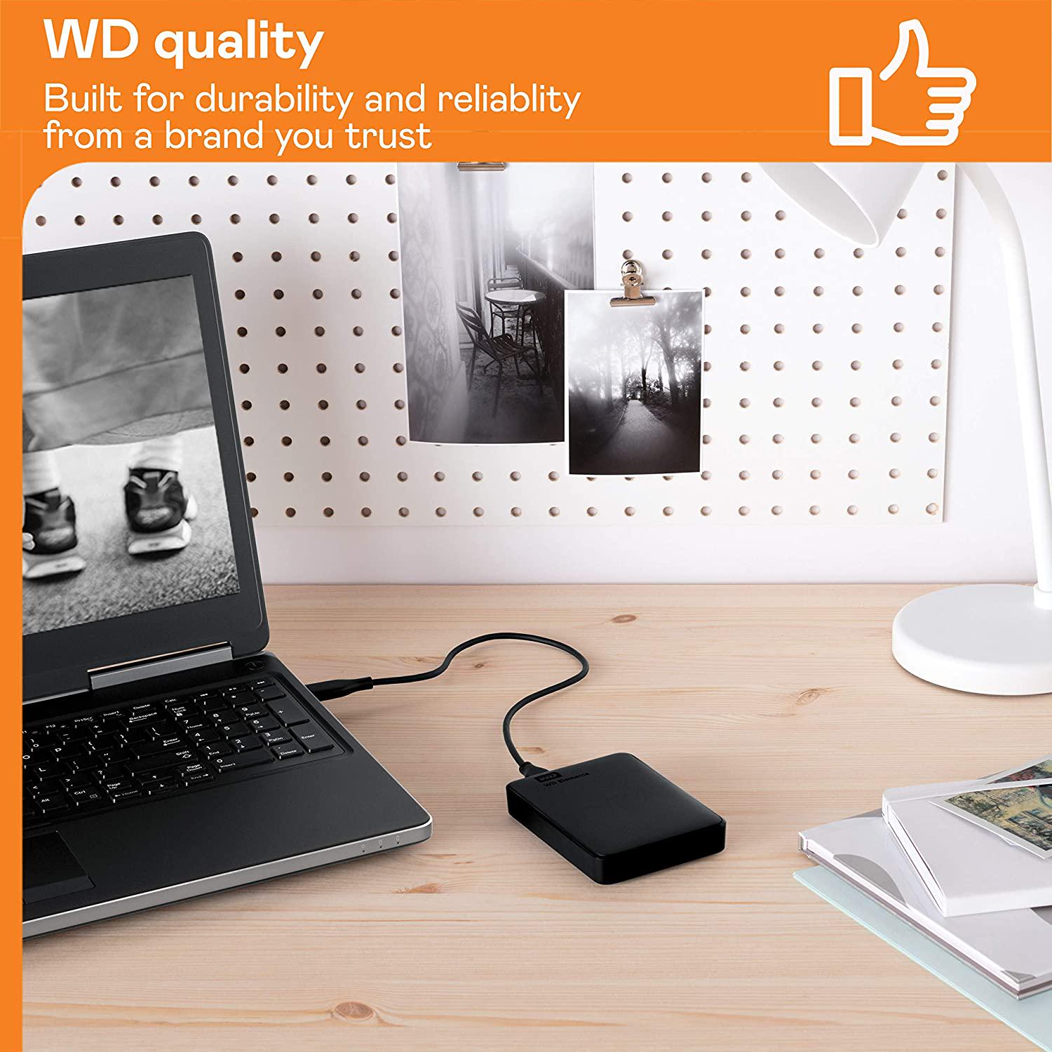 Зовнішній жорсткий диск WD Elements 5TB Portable External HD Black WDBU6Y0050BBK (69686) - фото 8