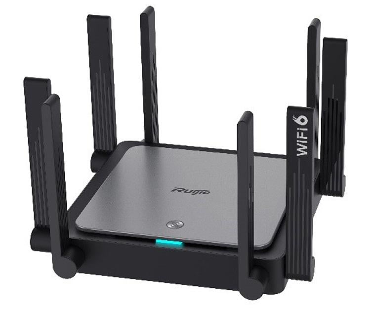 Маршрутизатор Ruijie Reyee RG-EW3200GX PRO 2,4/5 GHz до 3200 Мбит/с 4xGLan 1xGWan Wi-Fi 6 DL/UL MU-MIMO Ruijie Cloud 190х190х41 мм Black