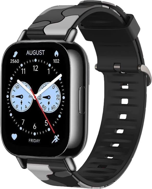 Ремінець Tactic Camouflage для Redmi Watch 5 Lite/5 Active Black/Grey (40507-53)