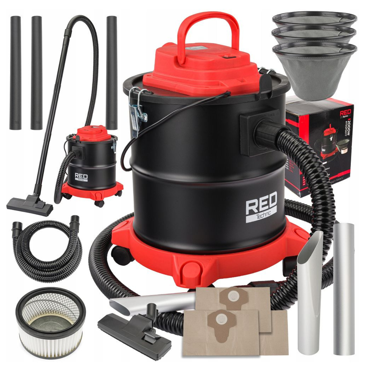 Пилосос-сепаратор Red Technic RTESP0077 2000 Вт 20 л з функцією обдування - фото 5