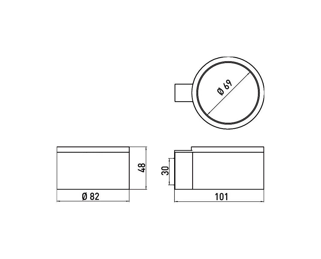 Держатель для фена Emco System2 3559 001 00 Черный (114153) - фото 2