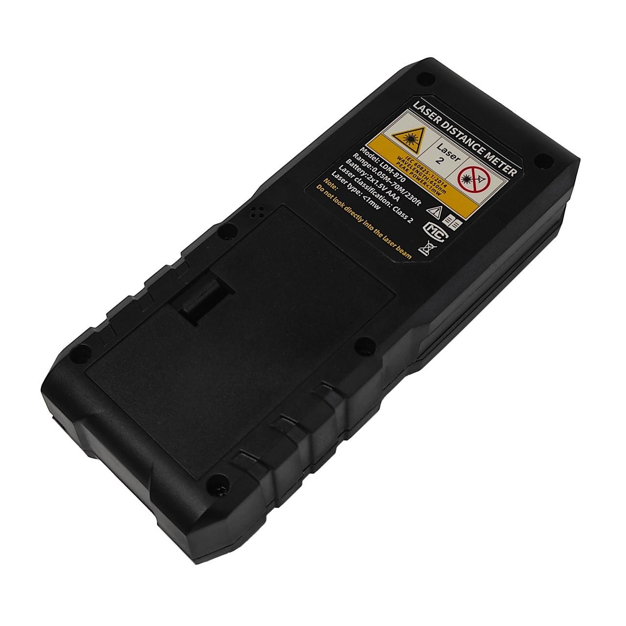 Дальномер лазерный с цифровым угломером 70 м (2520749776) - фото 6 Дальномер лазерный с цифровым угломером 70 м (2520749776) - фото 6