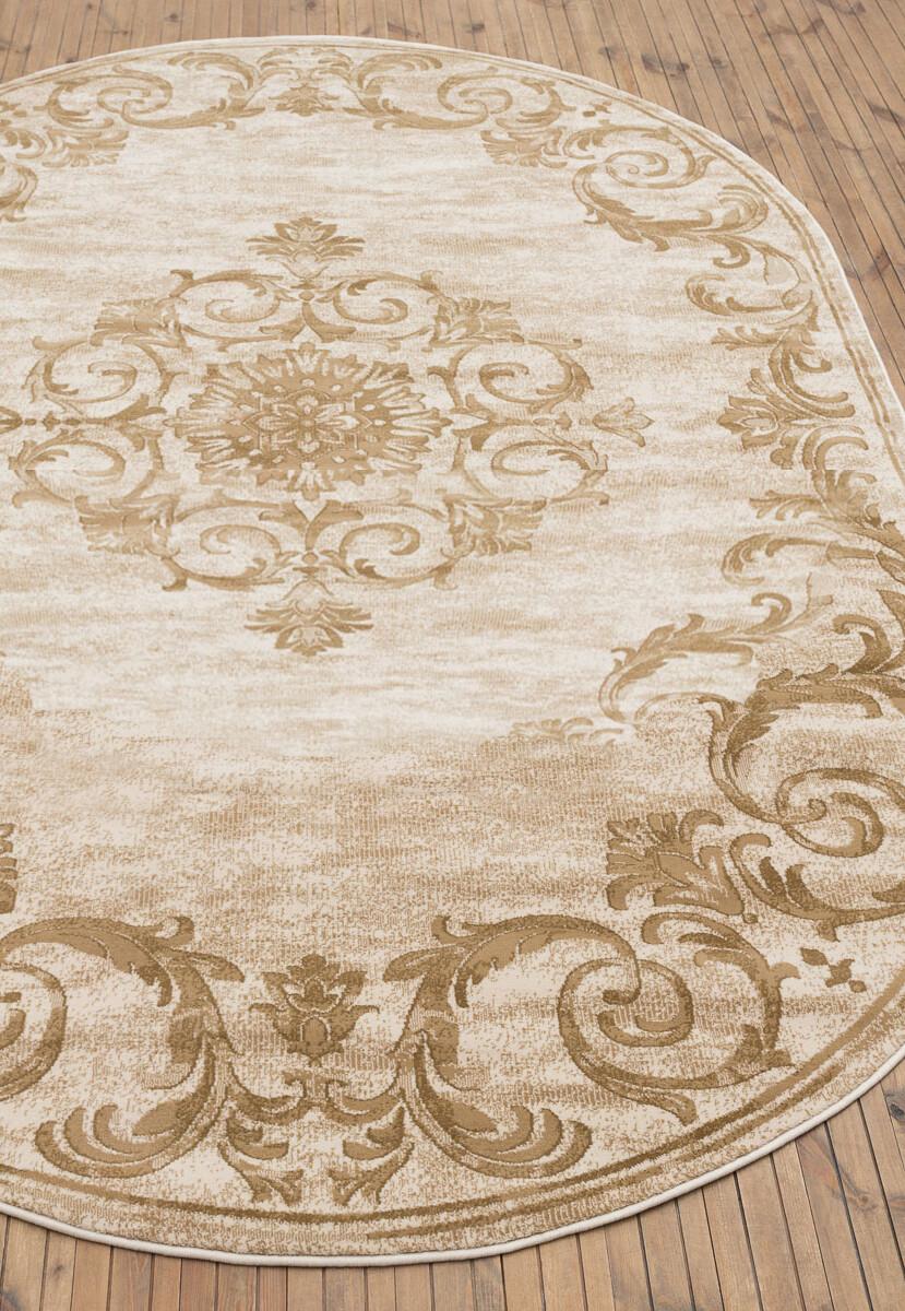 Килим з коротким ворсом Atlas md 8709-41333 овал 200x300 см (85252030)