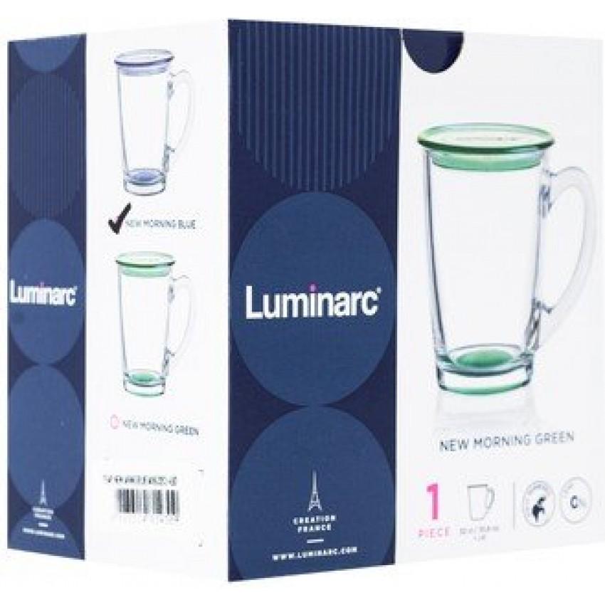 Чашка з кришкою Luminarc NEW MORNING BLUE 320 мл Синій - фото 2