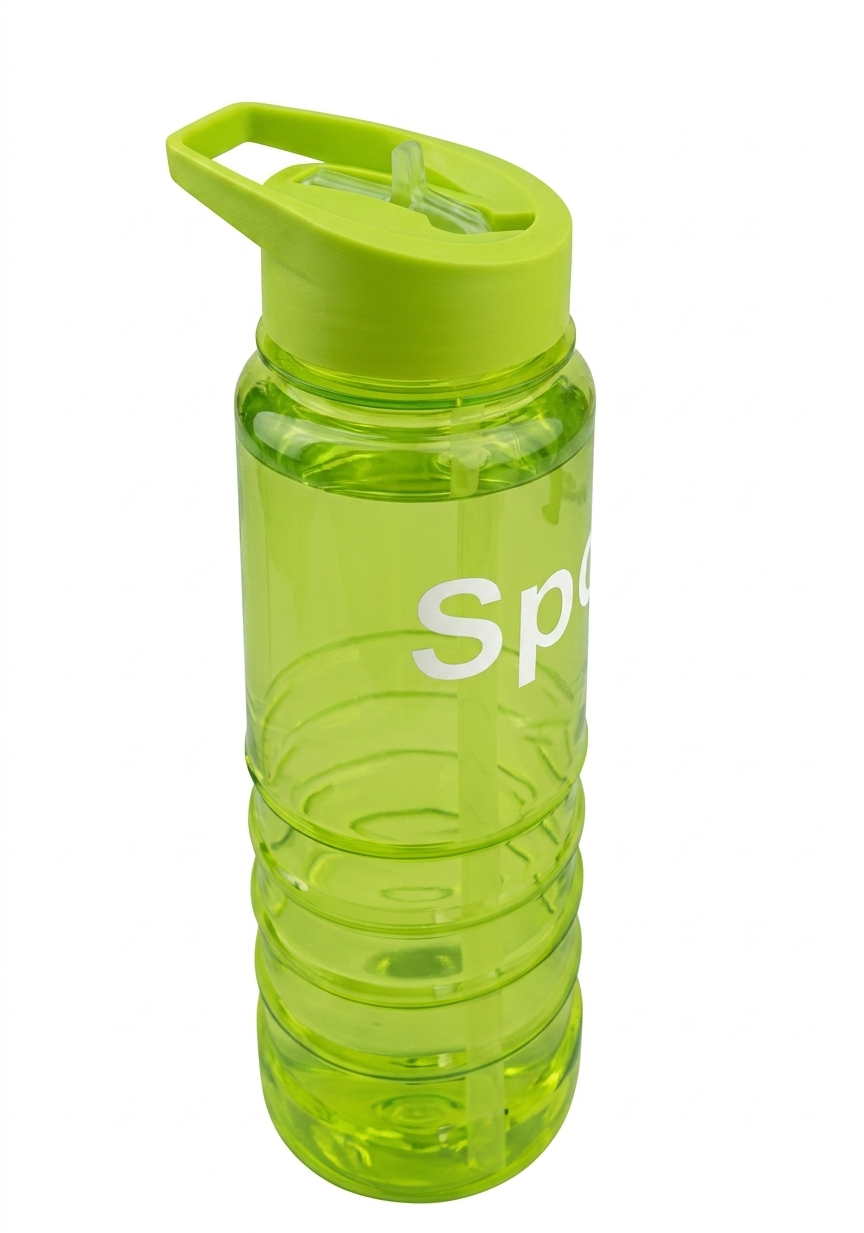 Пляшка-поїлка Sport 750 мл пластикова спортивна Green (30975)