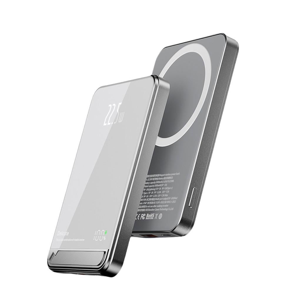 Повербанк с беспроводной зарядкой MagSafe 10000 mAh 20W Powerbank для iPhone с магнитным максейфом (27054734)