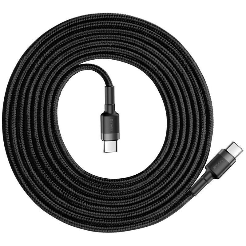 Кабель Baseus CATKLF-HG1 Cafule Cable Type-C to Type-C 20V 3A 2 м Black