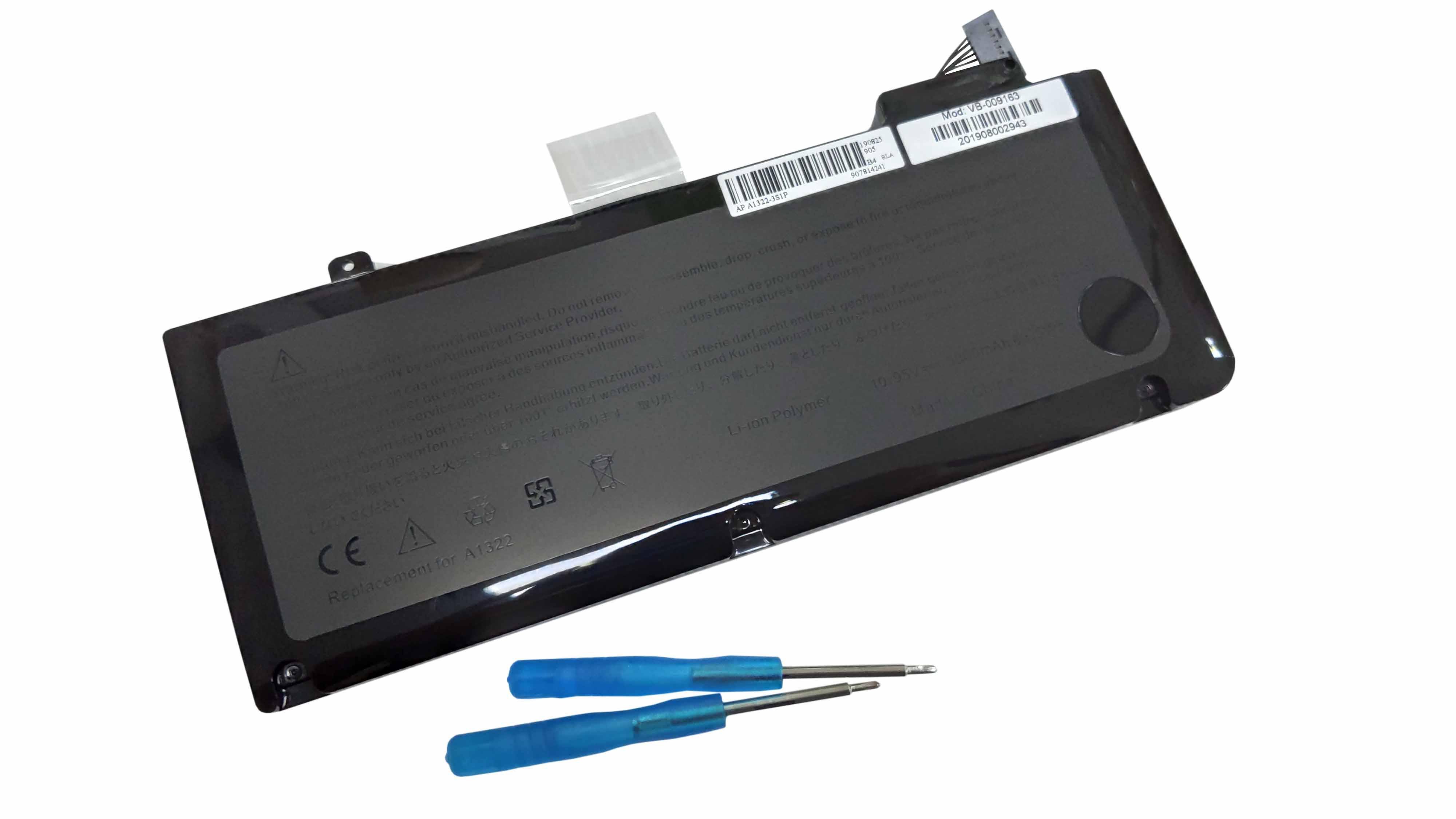 Аккумулятор для ноутбука Apple A1322 10.95V Black 5800mAh OEM