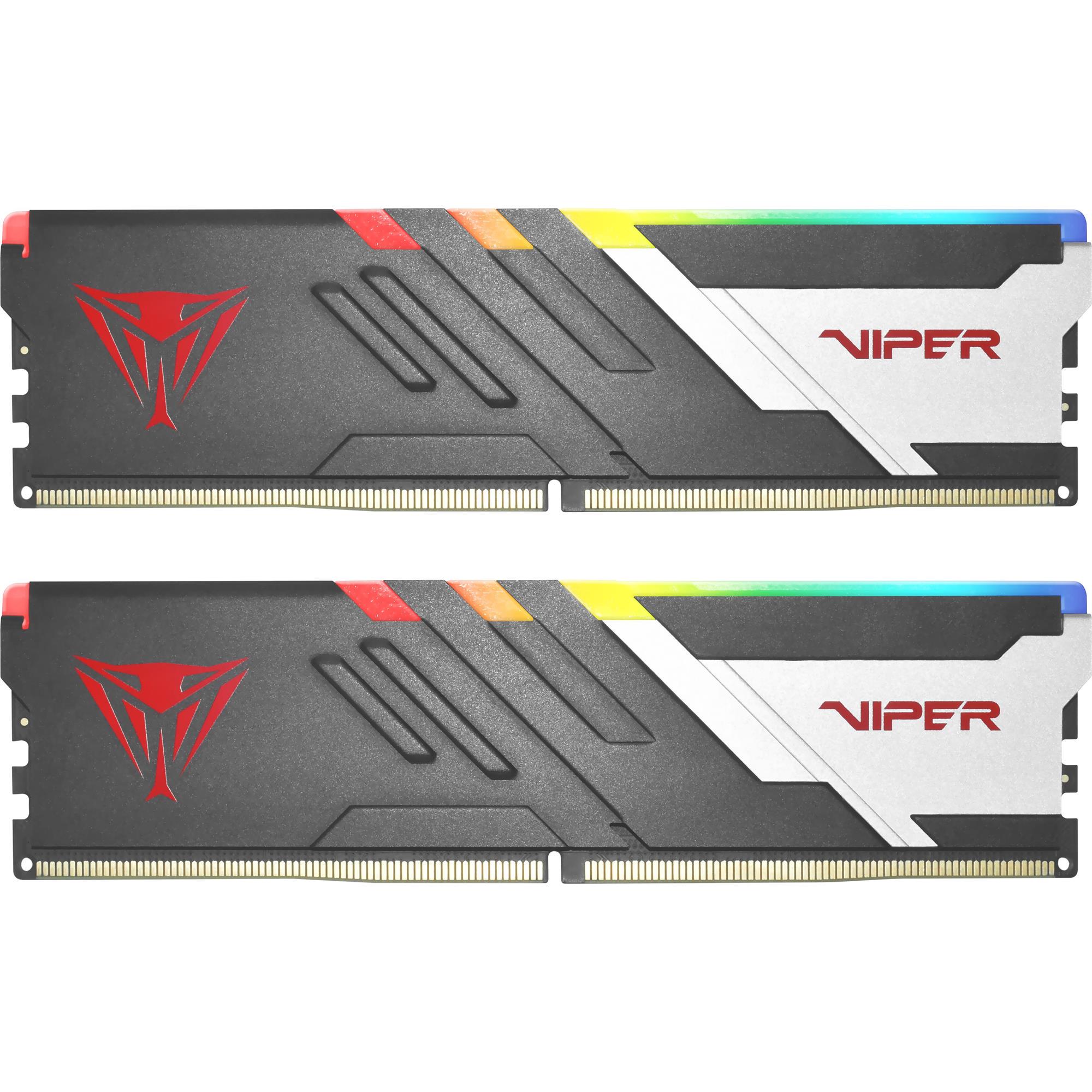 Оперативная память с подсветкой Patriot Viper Venom RGB 32 Гб Kit DDR5 7200 MHz CL34 (PVVR532G720C34K)