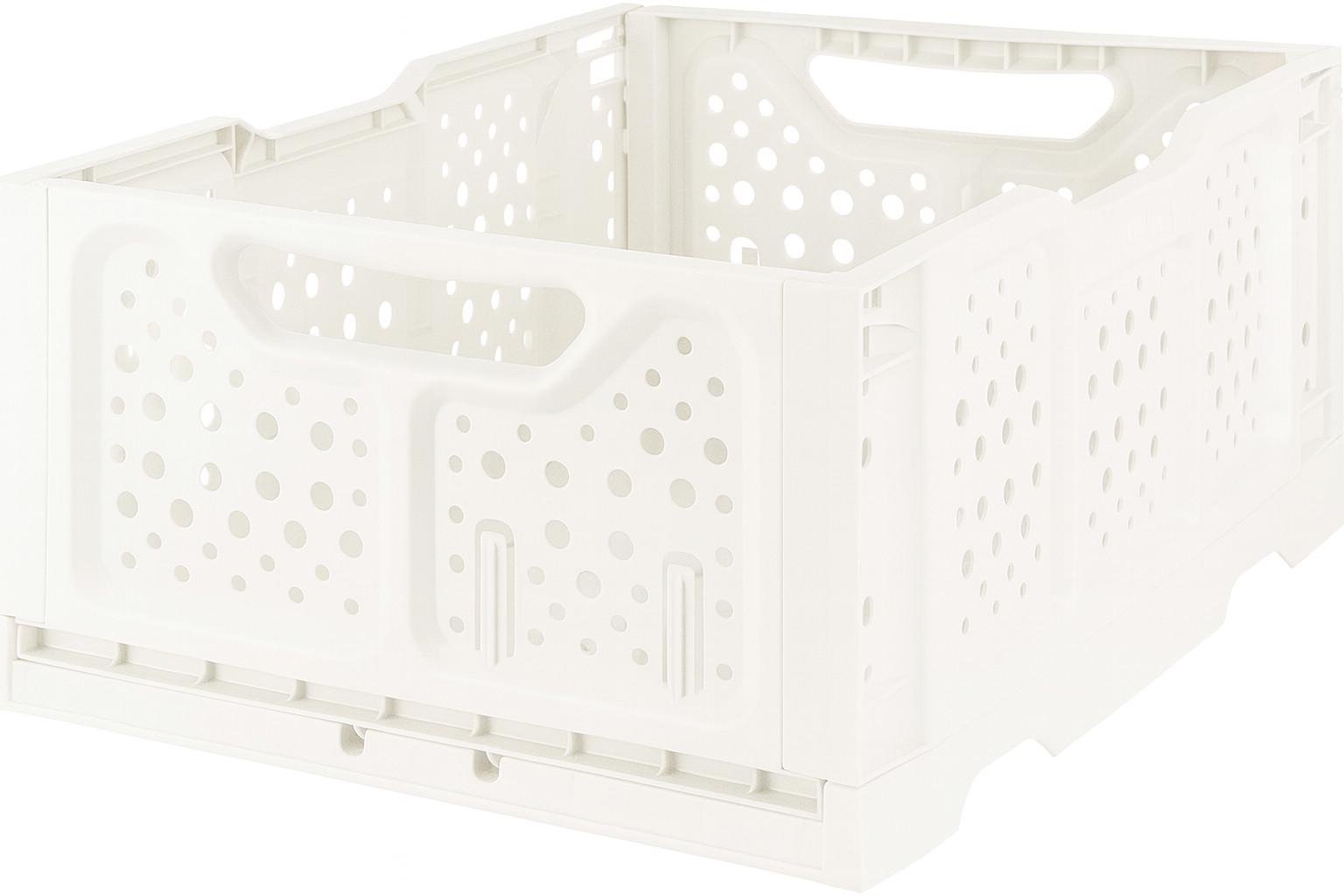 Ящик для хранения складной OPLA 40x30x17 см Кремовый (4004)