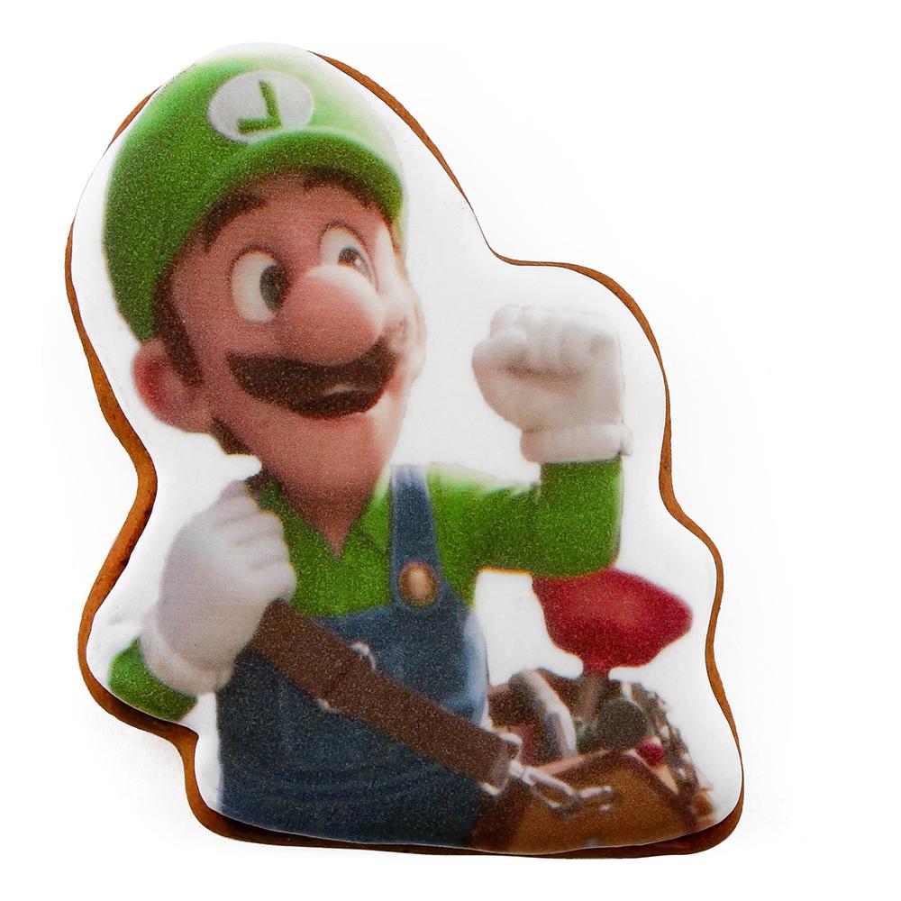 Пряник с принтом Крафт Печенье Братья Супер Марио Luigi №2 45 г