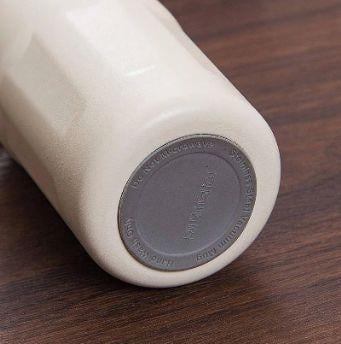 Термокухоль з інтелектуальним дисплеєм температури нержавіюча сталь з чорною кришкою 450 мл Білий (2466162331) - фото 3