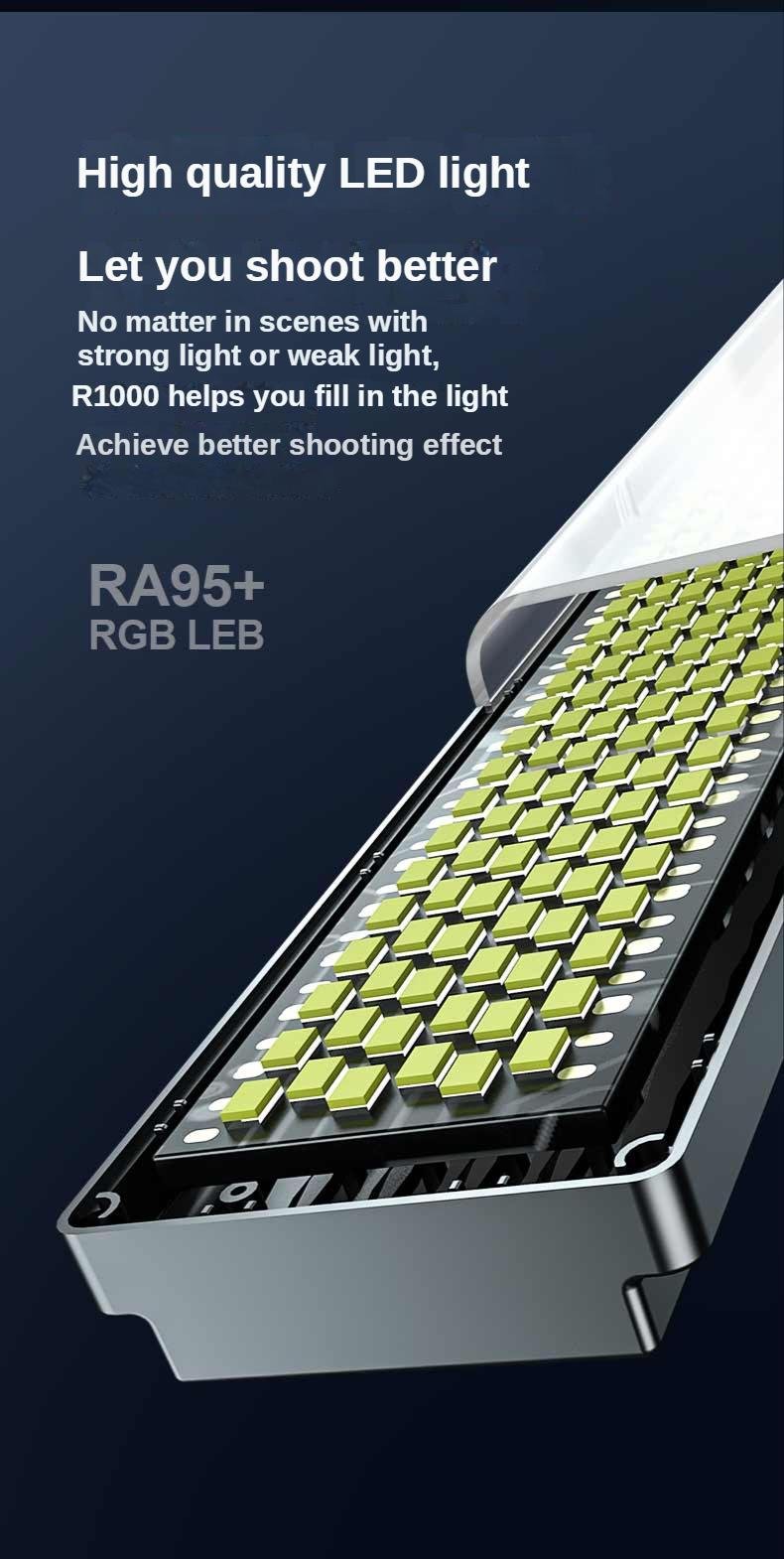 Фотоосвещение RGB Light Stick R1000 LED 18W 2700-7500 К 40x6,5 см - фото 5