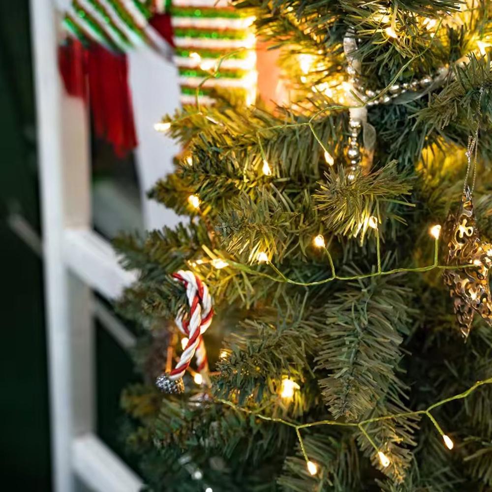 Гірлянда світлодіодна мішура Роса з пультом 1500 LED від USB та мережі 220V 8 режимів 50 м Теплий білий - фото 5