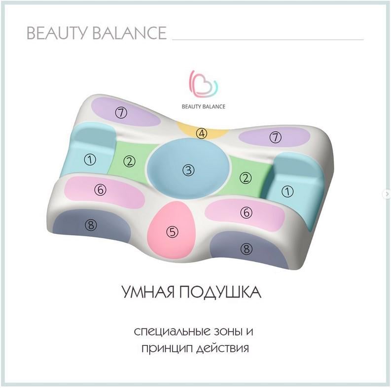 Подушка ортопедична Beauty Balance Memory Foam шовкова Бежевий (27768800) - фото 8 Подушка ортопедична Beauty Balance Memory Foam шовкова Бежевий (27768800) - фото 8