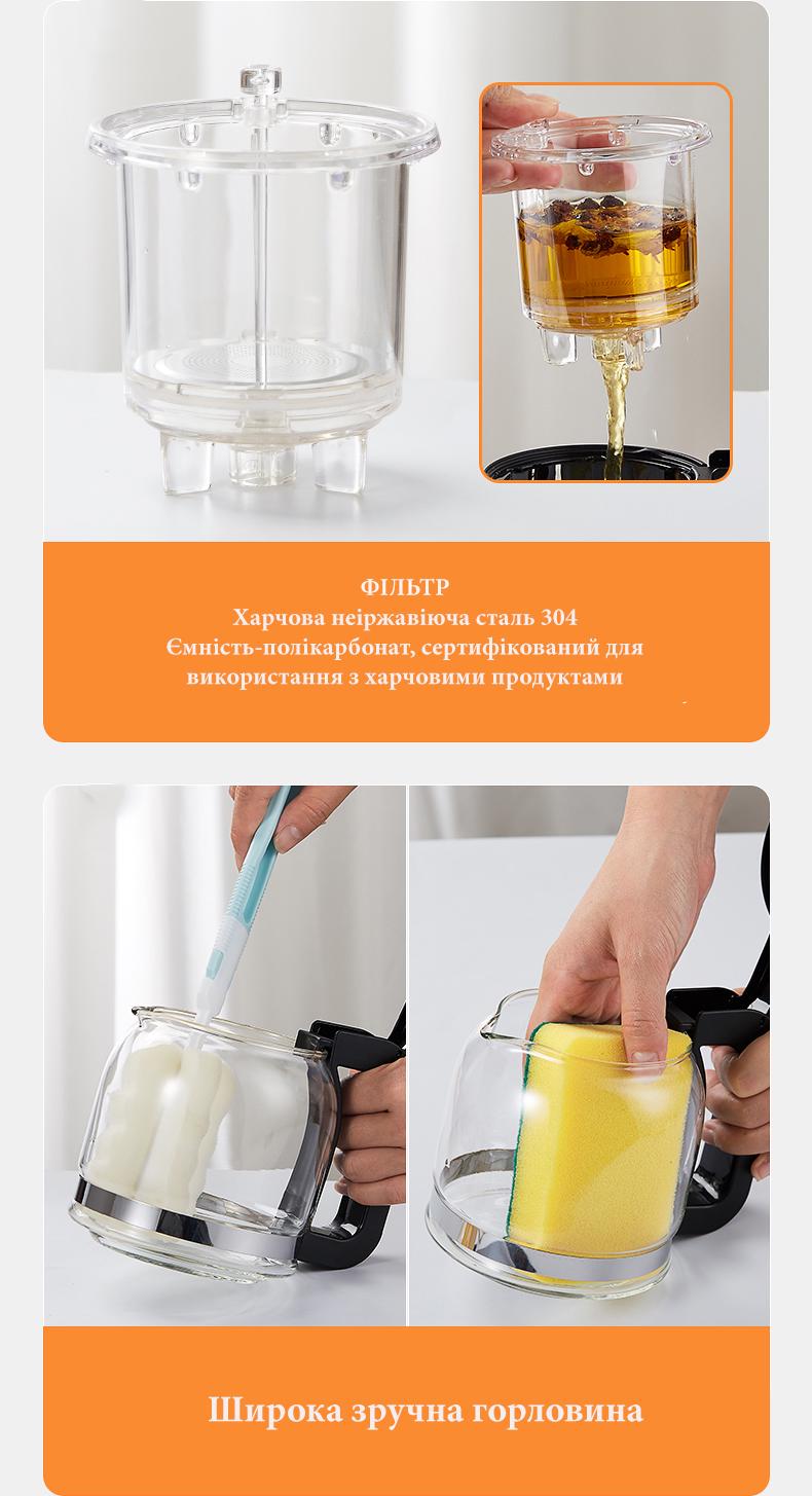 Сервиз LILAC S421 заварник проливного типа 880 мл с 4 чашками 150 мл Olive (27686671) - фото 13 Сервиз LILAC S421 заварник проливного типа 880 мл с 4 чашками 150 мл Olive (27686671) - фото 13