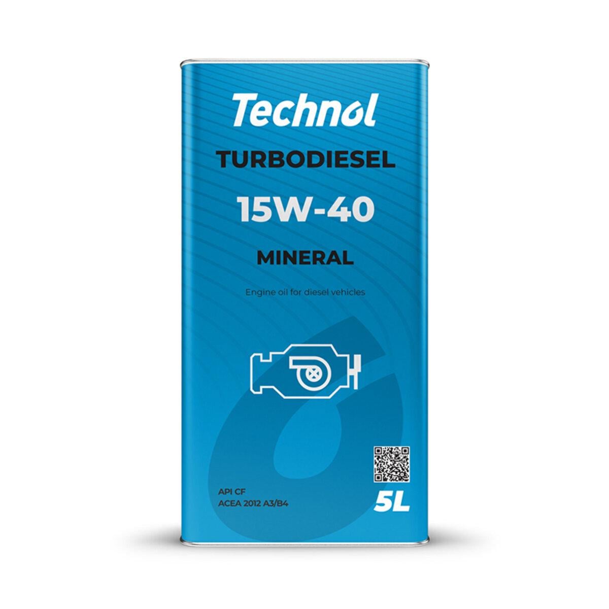Моторное масло Technol Turbodiesel 15W-40 5 л