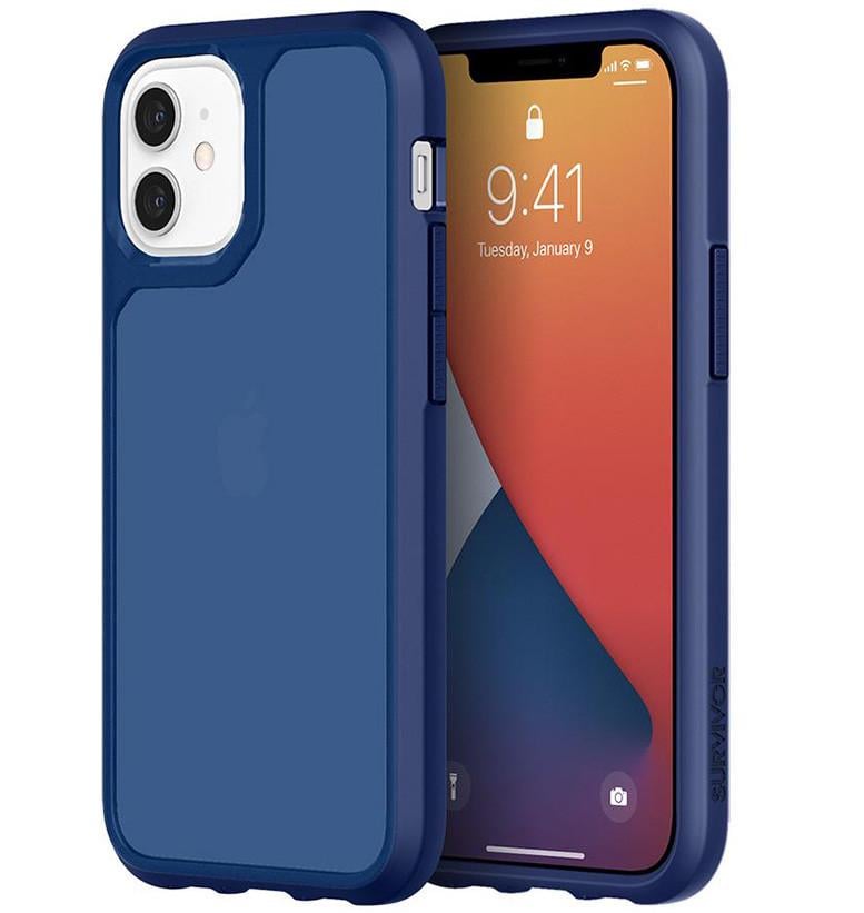 Чехол-накладка Griffin Survivor Strong for iPhone 12 Mini Navy/Navy (GIP-046-NVY)